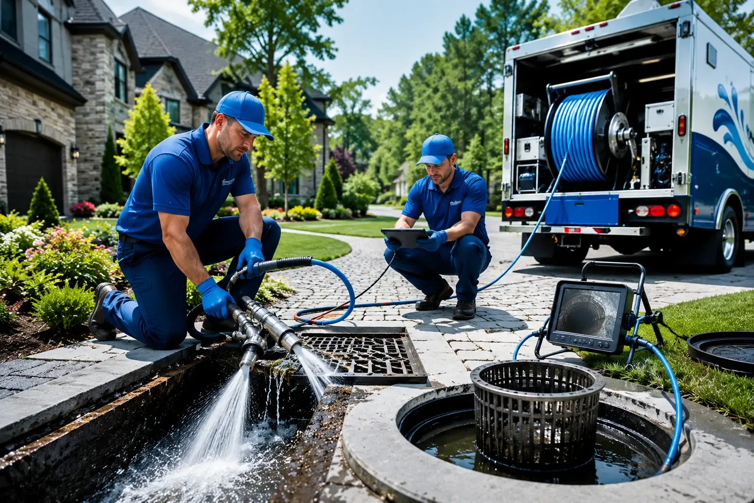 Local outdoor drain cleaning professionals in Clinton, MI