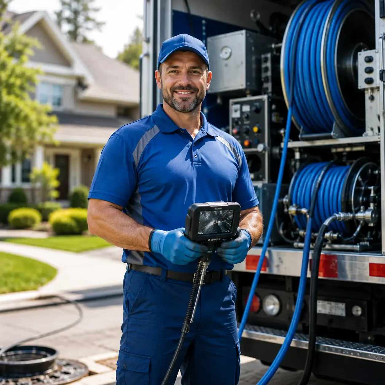 Local outdoor drain cleaning specialists in Clinton, MI
